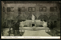 AK Augustusburg I. Erzgeb., Märchenbrunnen Im Schlosshof  - Augustusburg