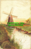 R557895 Windmills. Postcard - Mundo