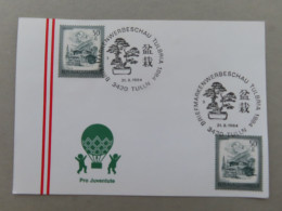 Österreich Pro Juventute - Mit Sonderstempel 31. 8. 1984 Tulln, Briefmarken Werbeschau TULBRIA  (Nr.1187) - Otros & Sin Clasificación