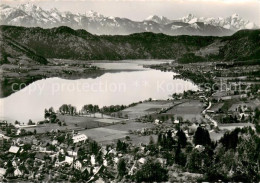 73682613 Ossiach Ossiachersee Mit Julische Alpen Mit Steindorf Und Bodensdorf Os - Sonstige & Ohne Zuordnung