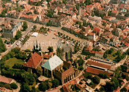 73681416 Erfurt Fliegeraufnahme Domplatz Mariendom Pfarrkirche Erfurt - Erfurt