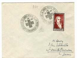 79902 -  2 Enveloppes  Pour  EXPOSITIONS  CROIX ROUGE à VIENNE Et INNSBRUCK - Rode Kruis