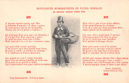 14-NORMANDIE MONOLOGUES HUMORISTIQUES EN PATOIS NORMAND-N°T5081-B/0063 - Other & Unclassified