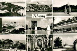 73680842 Tihany Teilansichten Hafen Bruecke Kirche Tihany - Hongarije