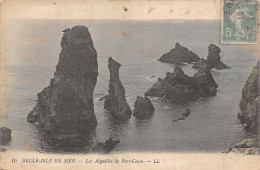 56-BELLE ISLE EN MER LES AIGUILLES DE PORT COLON-N°T5081-H/0181 - Belle Ile En Mer