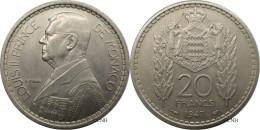 Monaco - Principauté - Louis II - 20 Francs 1947 - TTB+/AU50 - Mon6567 - 1922-1949 Luigi II