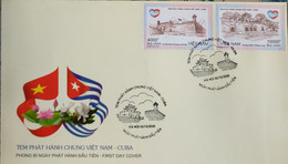 FDC Vietnam Viet Nam Cover Joined Issue With Cuba 2020 : World Heritage Sites : Citadel (Ms1136) - Vietnam