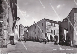 Ba702 Cartolina Nemi Piazza Centrale  Provincia Di Roma Lazio - Other & Unclassified