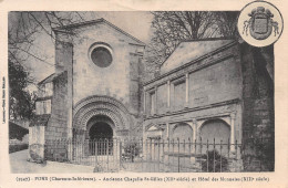 17 PONS ANCIENNE CHAPELLE SAINT GILLES - Pons