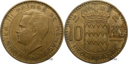 Monaco - Principauté - Rainier III - 10 Francs 1950 - TTB+/AU50 - Mon6572 - 1949-1956 Alte Francs