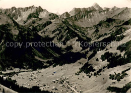 73680390 Mittelberg Kleinwalsertal Alpenpanorama Fliegeraufnahme Mittelberg Klei - Autres & Non Classés