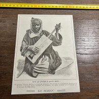 1908 PATI Ceux Qui Prêchent La Guerre Sainte Chanteur D'hymne Religieux AU MAROC - Colecciones