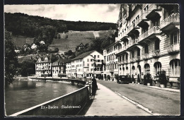 AK Et-Baden, Hotel Hirschen In Der Badstrasse  - Baden