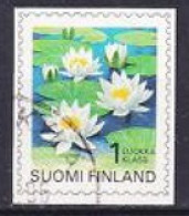 1996. Finland. Water-lily (Nymphaea Candida). Used. Mi. Nr. 1350 - Gebruikt
