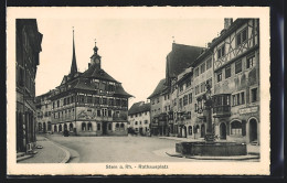 AK Stein A. Rhein, Rathausplatz  - Other & Unclassified