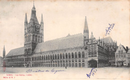 BELGIQUE LEPER YPRES LES HALLES - Ieper