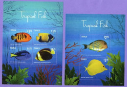 Tuvalu 2015. Sea Life Marine Fauna. Fish. MNH - Tuvalu