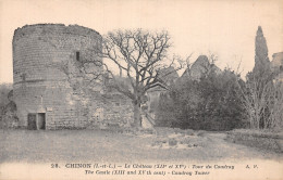 37 CHINON LE CHÂTEAU TOUR DU COUDRAY - Chinon