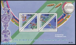 Sri Lanka (Ceylon) 1996 Cricket Championship S/s, Mint NH, Sport - Cricket - Sport (other And Mixed) - Cricket