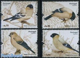 Azores 2008 Bullfinch Bird 4v, Mint NH, Nature - Animals (others & Mixed) - Birds - Azores