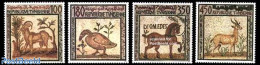 Tunisia 1992 Antique Mosaics 4v, Mint NH, History - Nature - Archaeology - Animals (others & Mixed) - Ducks - Art - Mo.. - Archäologie