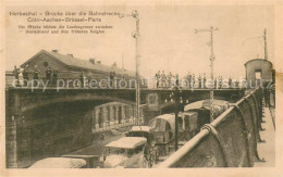 73679243 Herbesthal Wallonie Brueck Ueber Die Bahnstrecke Grenze Zwischen Deutsc - Andere & Zonder Classificatie