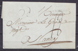 L. Datée 1e Avril 1776 De AMBOISE Pour NANCY - Griffe "AMBOISE" - 1701-1800: Vorläufer XVIII