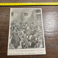 1908 PATI CATASTROPHE DE BRANSLEY Représentation Cinématographique Institut De Harwey - Verzamelingen