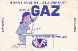 Buvard - GAZ - Bonne Cuisine Jeu D'enfant - Illustration FIX - MASSEAU - Otros & Sin Clasificación