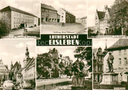 73679040 Eisleben Lutherstadt Lenindenkmal Bergingenieurschule Fritz Himpel  Eis - Eisleben