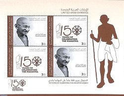 United Arab Emirates 2019 M. Gandhi S/s, Mint NH, History - Gandhi - Mahatma Gandhi