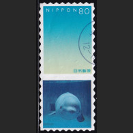 Japan Personalized Stamp, Dolphin (jpv9774) Used - Gebraucht