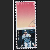 Japan Personalized Stamp, Randy Barth Baseball Player (jpv9763) Used - Usati