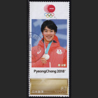 Japan Personalized Stamp, Olympic Games PyeongChang 2018 Hara Daichi　Ski Freestyle (jpv9610) Used - Gebraucht