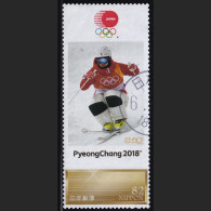 Japan Personalized Stamp, Olympic Games PyeongChang 2018 Hara Daichi　Ski Freestyle (jpv9609) Used - Gebraucht