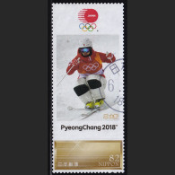 Japan Personalized Stamp, Olympic Games PyeongChang 2018 Hara Daichi　Ski Freestyle (jpv9609) Used - Used Stamps