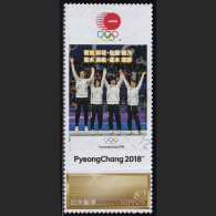 Japan Personalized Stamp, Skating/Speed Skating Miho Takagi PyeongChang 2018 Olympics (jpv9569) Used - Gebraucht