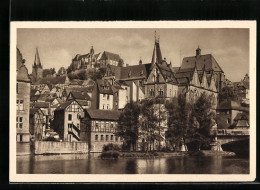 AK Marburg, Teilansicht Der Altstadt, Ganzsache WHW Winterhilfswerk  - Briefkaarten