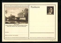 AK Bad Kissingen, Rakoczy-Trinkkur, Ganzsache Lernt Deutschland Kennen  - Postcards