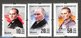 Türkiye 2023 Definitives Ataturk 3v, Mint NH - Sonstige & Ohne Zuordnung