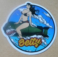 THEME PIN-UP / SEXY : AUTOCOLLANT BETTY - Stickers