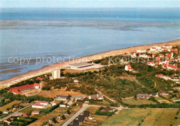 73678528 Cuxhaven Duhnen Nordseebad Fliegeraufnahme Strand Meerwasserschwimmbad  - Cuxhaven