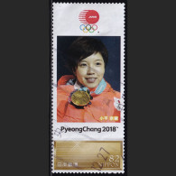 Japan Personalized Stamp, Olympic Games PyeongChang 2018 Skate Kodaira Nao (jpw0099) Used - Oblitérés