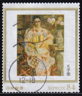 Japan Personalized Stamp, Painting Saito Yori (jpw0077) Used - Usati