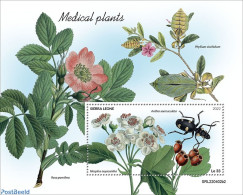 Sierra Leone 2022 Medical Plants, Mint NH, Health - Nature - Flowers & Plants - Insects - Sonstige & Ohne Zuordnung