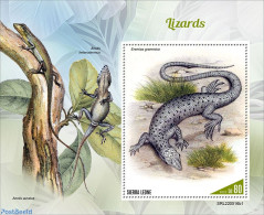 Sierra Leone 2022 Lizards, Mint NH, Nature - Animals (others & Mixed) - Other & Unclassified