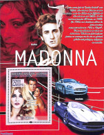 Guinea, Republic 2008 Madonna S/s, Mint NH, Performance Art - Transport - Music - Popular Music - Automobiles - Muziek