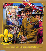 Central Africa 2016 Robert Baden Powell S/s, Mint NH, Sport - Scouting - Repubblica Centroafricana