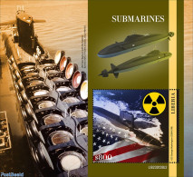 Liberia 2023 Submarines, Mint NH, Transport - Ships And Boats - Barcos