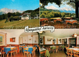 73678408 Oberau Berchtesgaden Alpengasthof Auerwirt Restaurant Alpenblick Oberau - Berchtesgaden